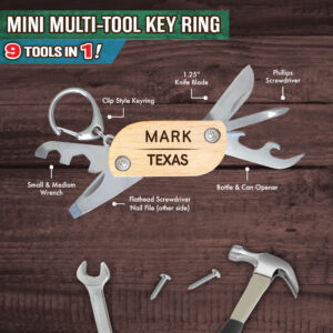 Mini Multi-Tool Key Ring