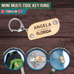 Mini Multi-Tool Key Ring